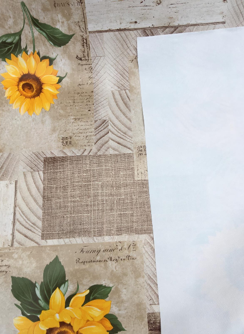 Клейонка на стіл ПВХ на основі Соняшник квіти коричневий 1,4 х 1м (100-042), Коричневий, Коричневий