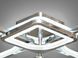 Потолочная люстра с диммером и LED подсветкой, цвет хром, 100W