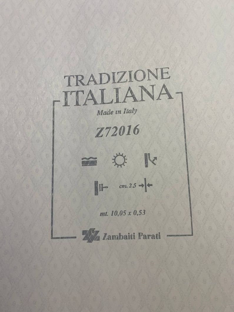 Шпалери вінілові на флізеліновій основі Zambaiti Parati Tradizione Italiana червоний 0,53 х 10,05м (Z72016)