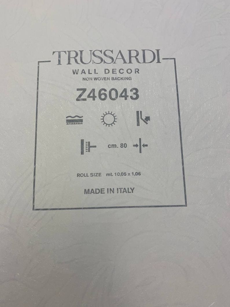 Обои виниловые на флизелиновой основе Zambaiti Parati Trussardi 6 бежевый 1,06 х 10,05м (Z46043)