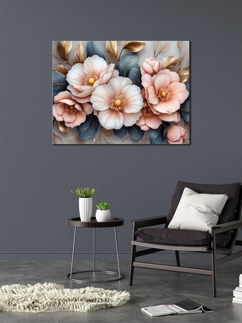 Картина на холсте МАKO " Цветы любви " 50x70 см MK10551_5070