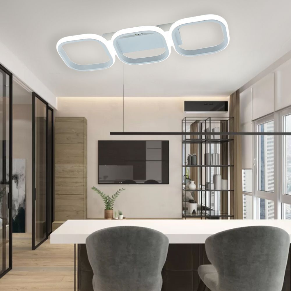 Керований світлодіодний світильник CUBES 40W 3S SMART-530x160x55-WHITE-230-IP20