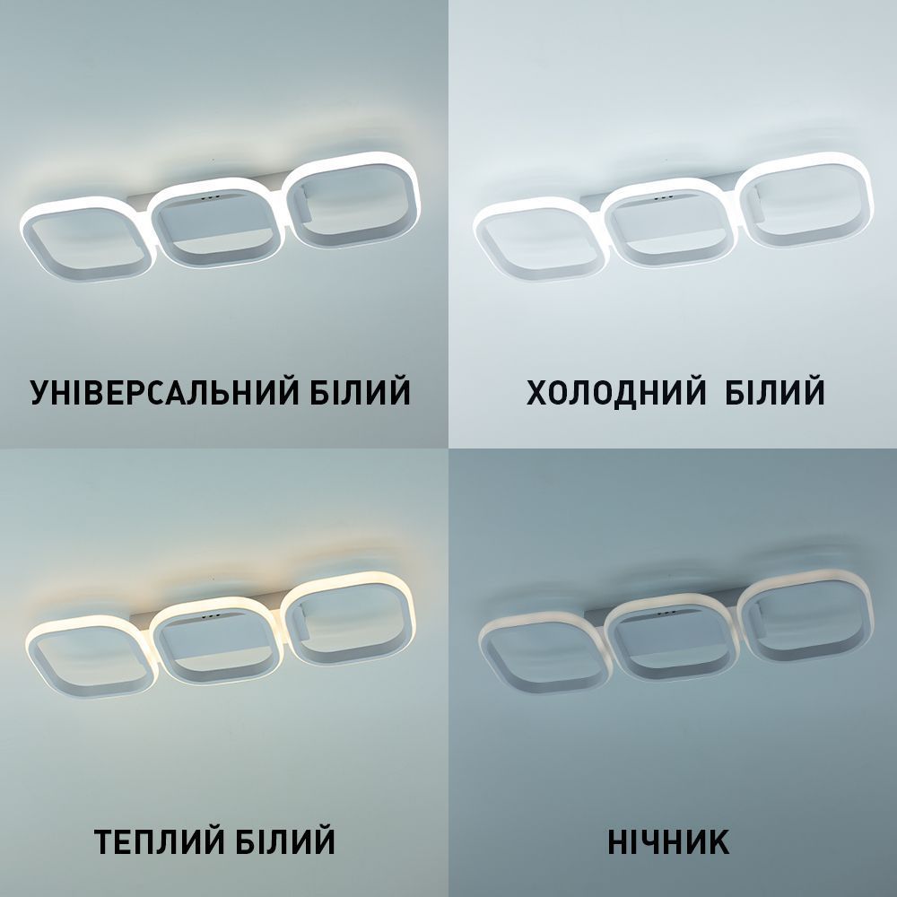 Керований світлодіодний світильник CUBES 40W 3S SMART-530x160x55-WHITE-230-IP20