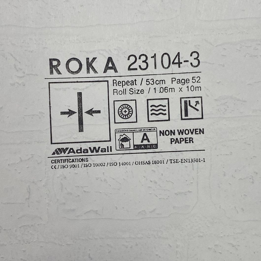 Обои виниловые на флизелиновой основе коричневый Roka AdaWall 1,06 х 10м (23104-3)