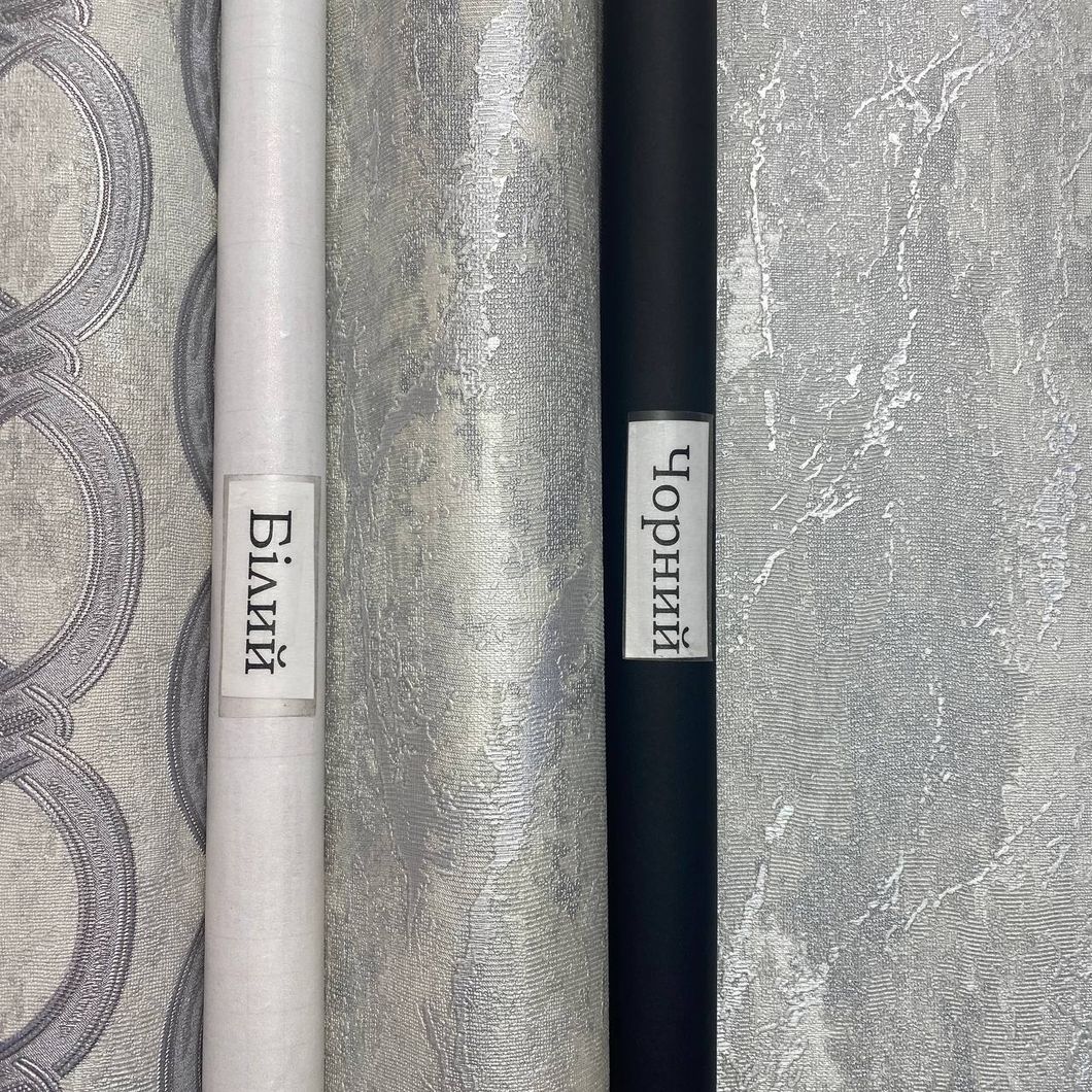 Обои виниловые на флизелиновой основе серый AdaWall Seven 1,06 х 10,05м (7809-2)