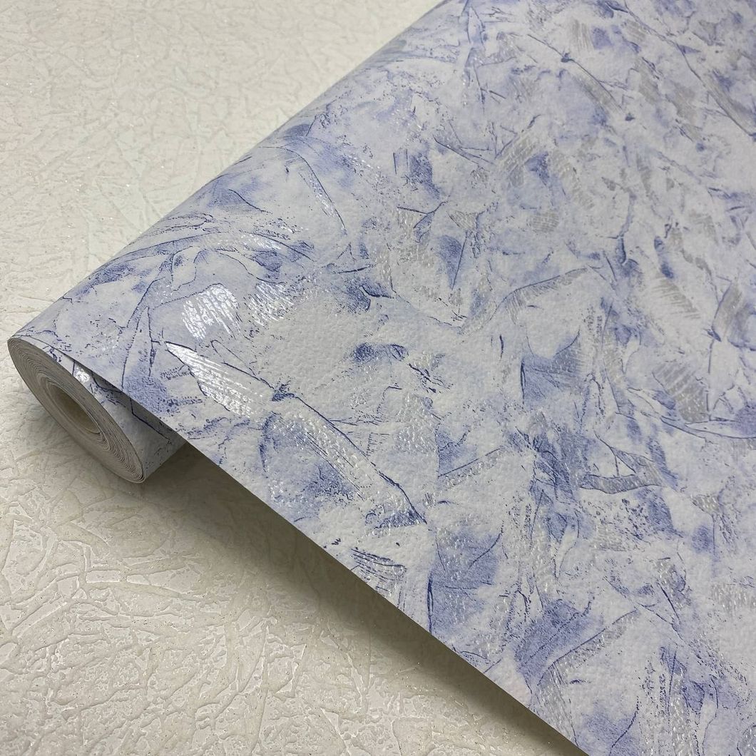 Шпалери паперові Сині Шлях Слов'янські шпалери В227 Colorit  0,53м х 10,05м (4048-03)