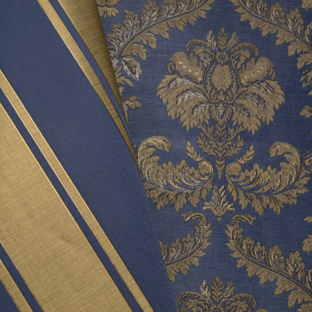 Шпалери вінілові на флізеліновій основі CRISTIANA MASI I Damaschi синій 0,53 х 10,05м (23679)