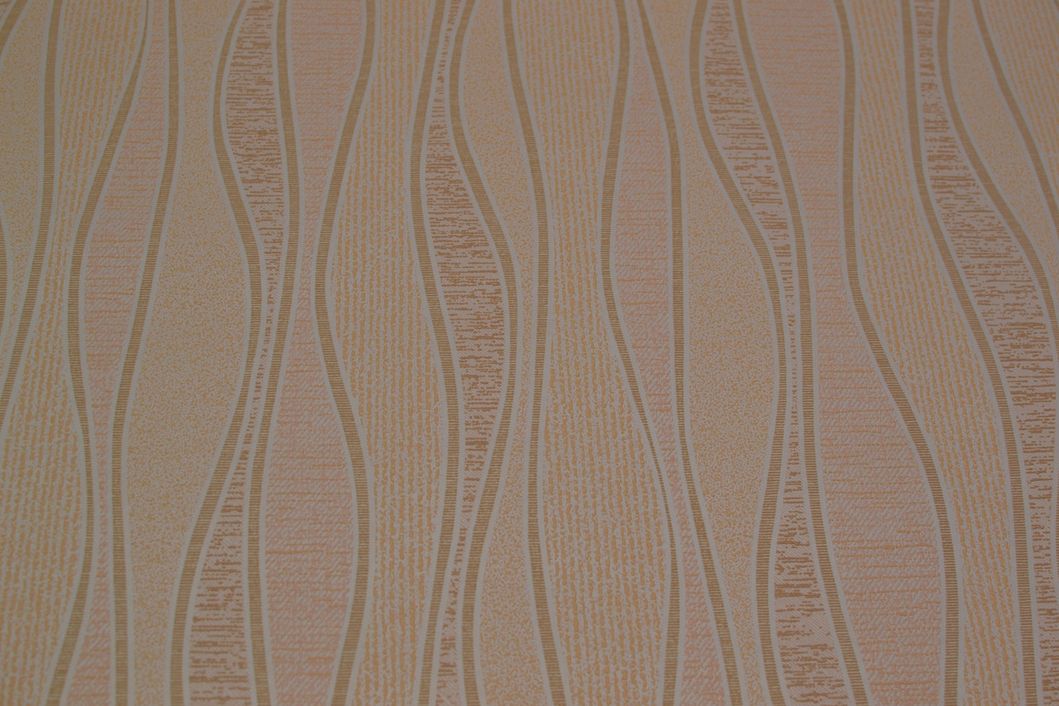 Шпалери вінілові на флізеліновій основі Слов'янські шпалери В88 Еліс персиковий 1,06 х 10,05м (1 217 - 02),