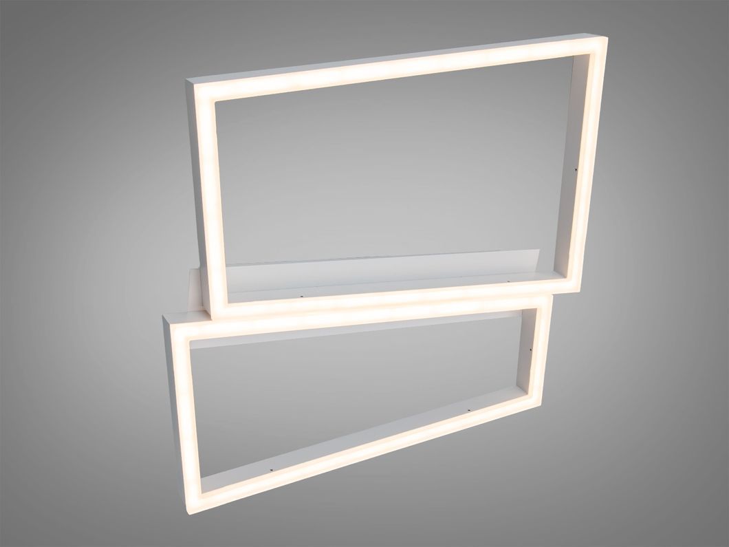 Люстра потолочная LED белая 57 W с пультом