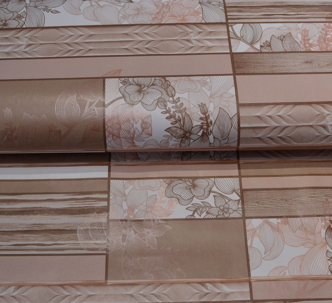 Шпалери вологостійкі на паперовій основі Шарм Люсо коричневий 0,53 х 10,05м (161-10)