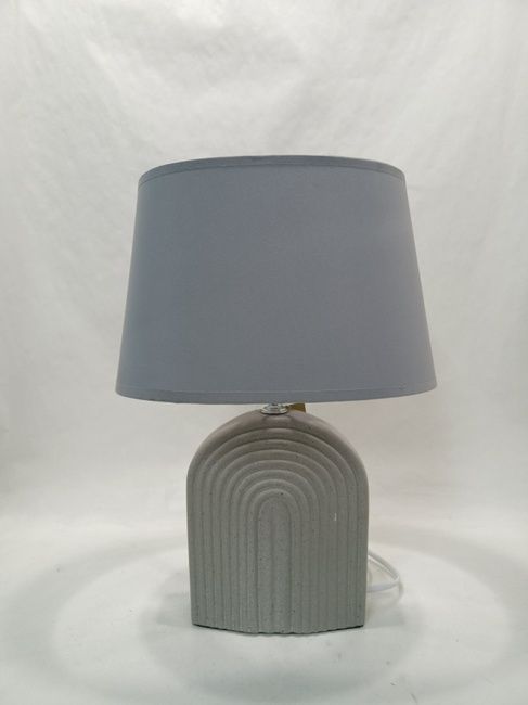 Настільна лампа декоративна INTEREES IS DTL1107G, Сірий