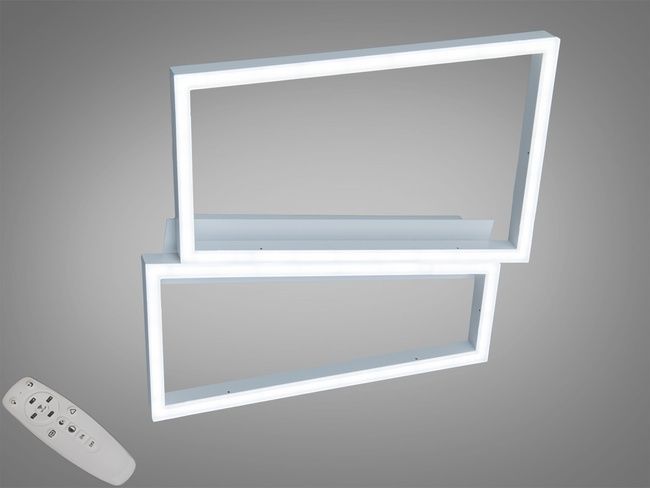 Люстра LED стельова біла 57 W з пультом