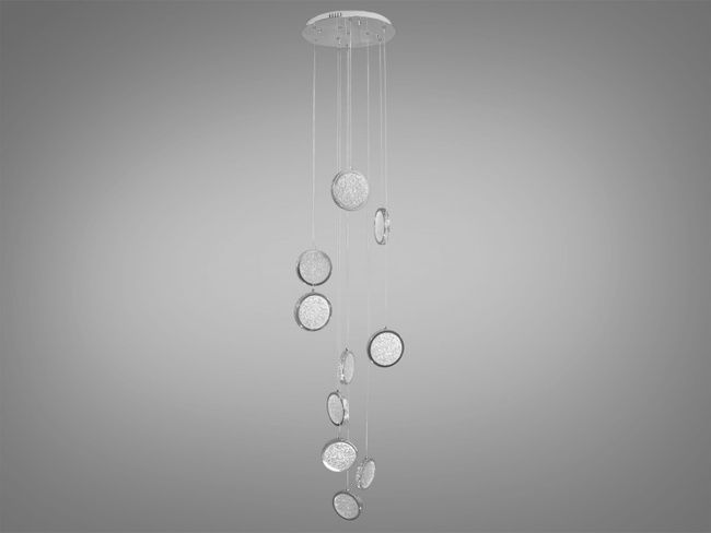 Каскадная светодиодная люстра для холла, 66W