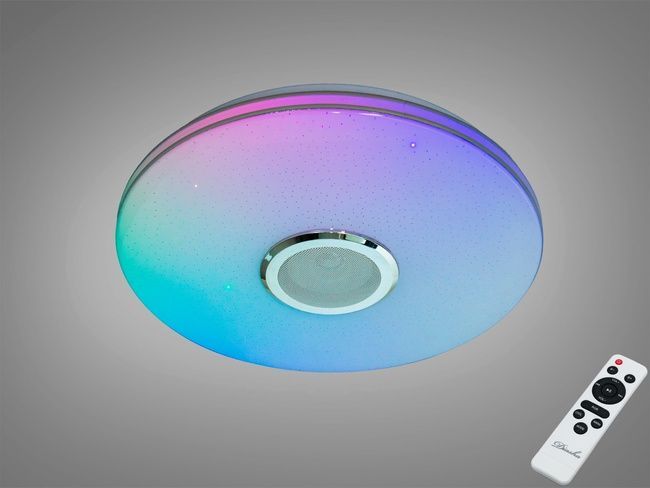 Люстра стельова смарт Diasha біла 70 Вт RGB BT, TUYA додаток