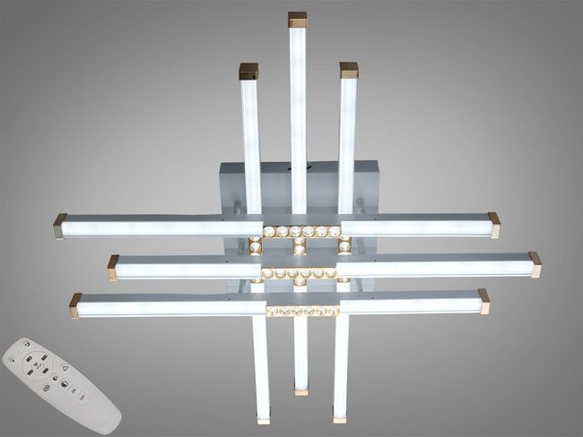 Стельова LED-люстра Diasha білий білий 60Вт пульт