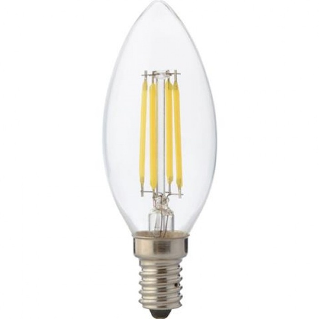 Світлодіодна лампа Horoz філамент 4W E14 свічка