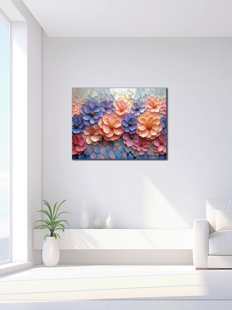 Картина на холсте МАKO " Объемный букет " 50x70 см MK10558_5070