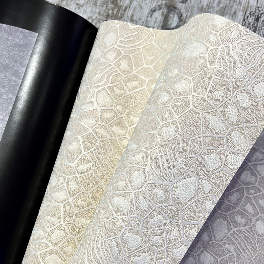 Шпалери вінілові на флізеліновій основі Wallpaper Roberto Cavalli Home бежевий 1,06 х 10,05м (RC19037), Бежевий, Бежевий