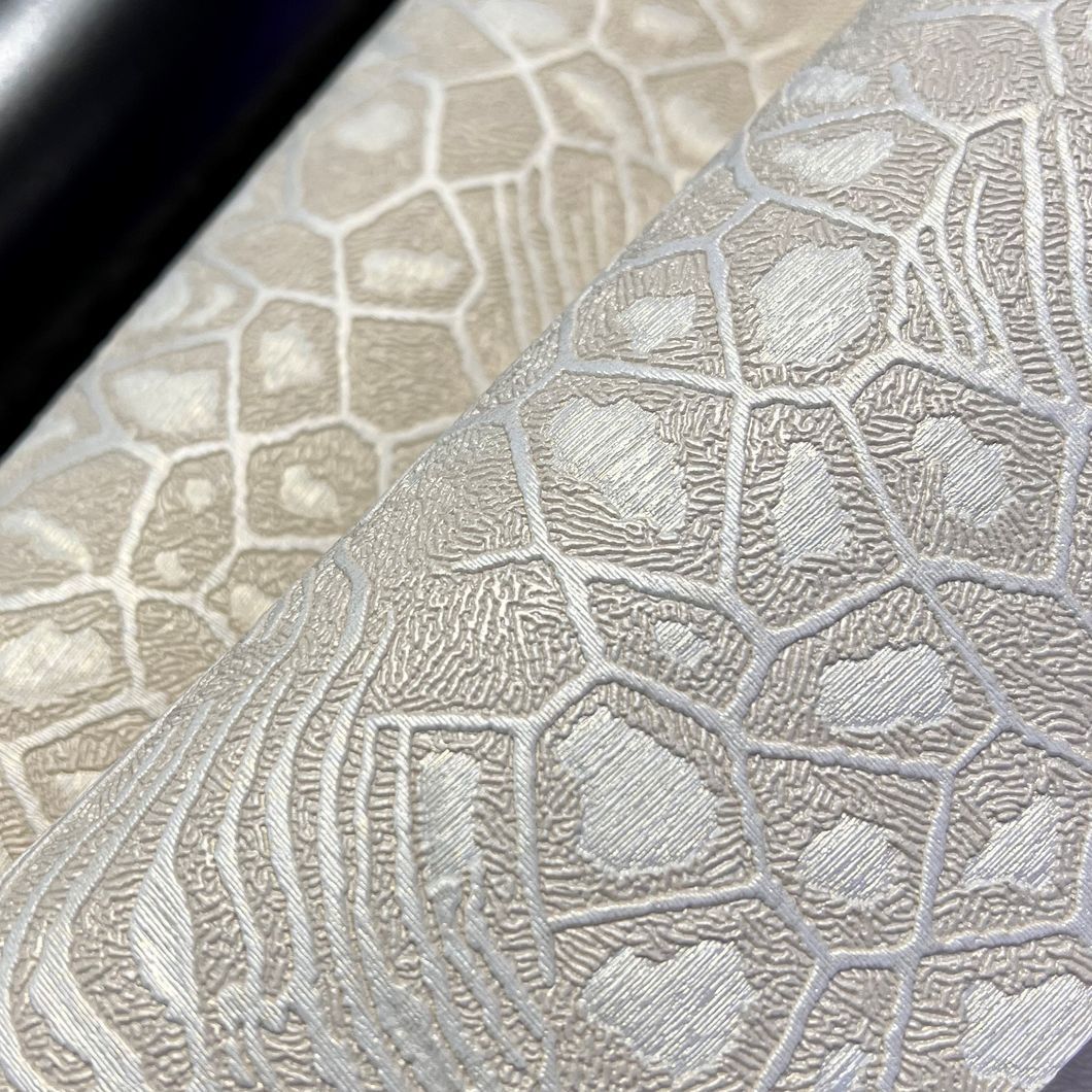 Шпалери вінілові на флізеліновій основі Wallpaper Roberto Cavalli Home бежевий 1,06 х 10,05м (RC19037), Бежевий, Бежевий