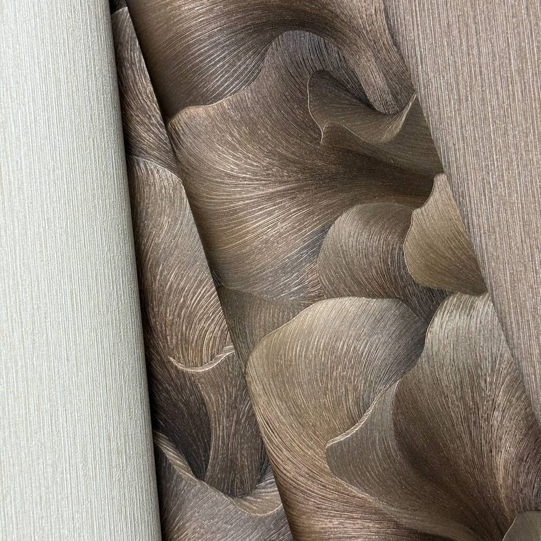 Шпалери вінілові на флізеліновій основі коричневі Erismann Fashion for Walls 5 1,06 х 10,05м (12255-11)