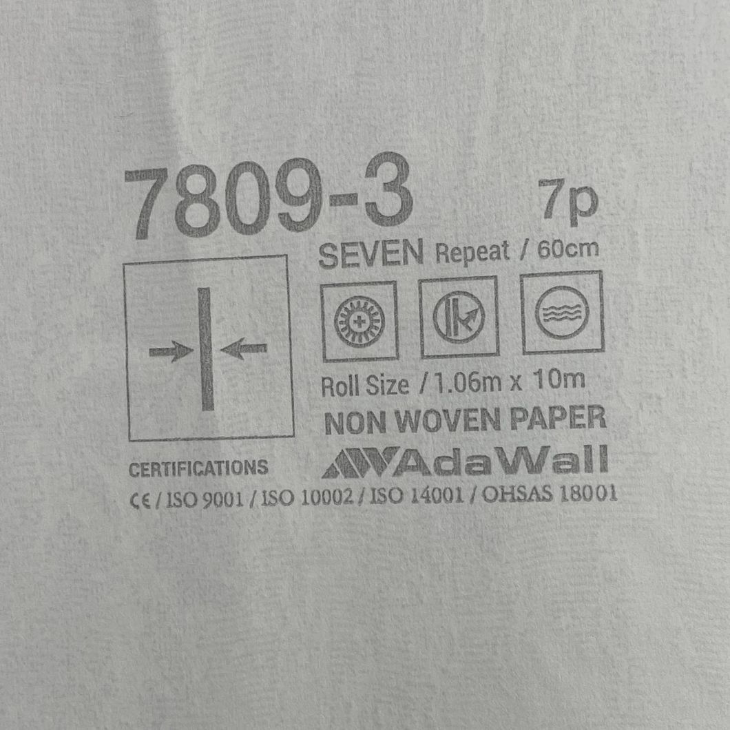 Шпалери вінілові на флізеліновій основі золотистий AdaWall Seven 1,06 х 10,05м (7809-3)
