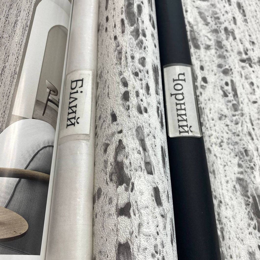 Обои виниловые на флизелиновой основе светло-серый Marburg Wallcoverings Travertino 1,06 х 10,05м (33052)
