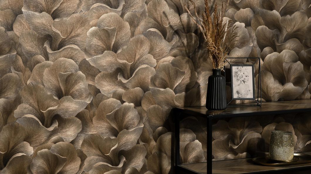 Шпалери вінілові на флізеліновій основі коричневі Erismann Fashion for Walls 5 1,06 х 10,05м (12255-11)
