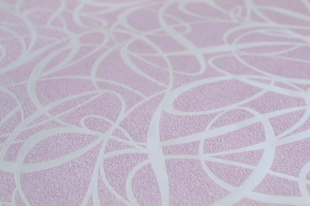 Шпалери вінілові на флізеліновій основі Слов'янські шпалери Office Style В88 Сфера рожевий 1,06 х 10,05м (1230-06)