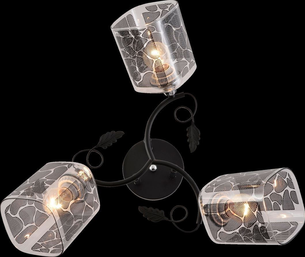 Декоративная люстра INTEREES IS XA1519B/3 BK+CR, Белый4