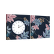 Годинник модульний картина Листя 29 см х 60 см (3794 - МС - 26)