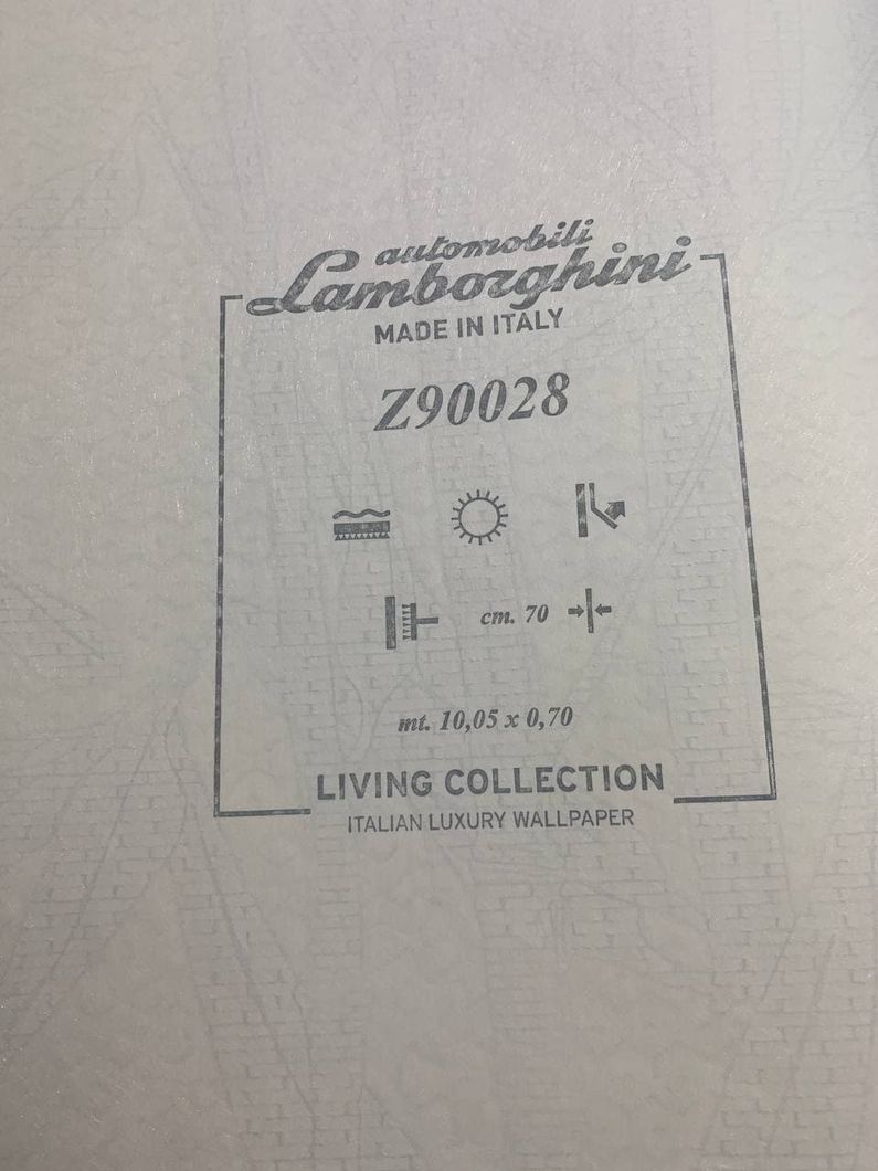 Обои виниловые на флизелиновой основе Zambaiti Parati Lamborghini 2 бежевый 0,70 х 10,05м (Z90028)