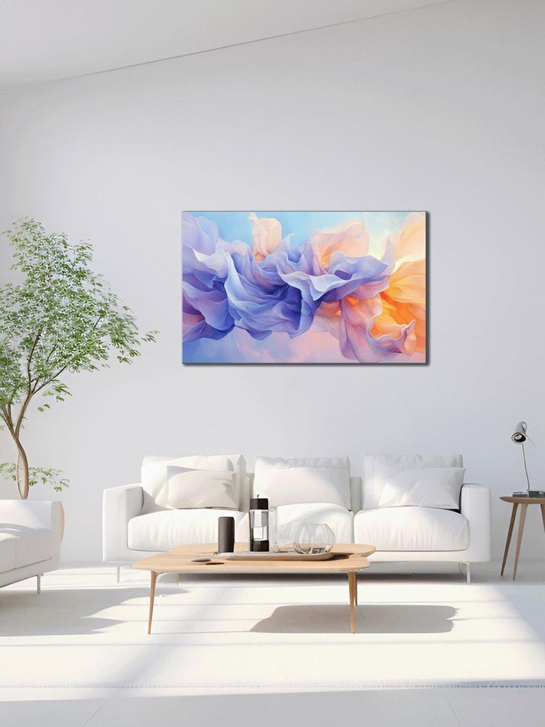Картина на холсте МАKO " Акварельная симфония " 60x100 см MK10578