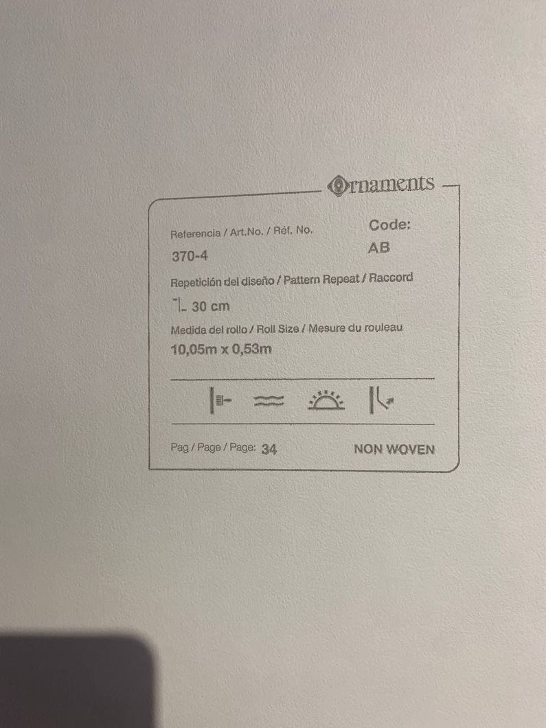 Шпалери флізелінові ICH Ornaments бронзовий 0,53 х 10,05м (370-4)