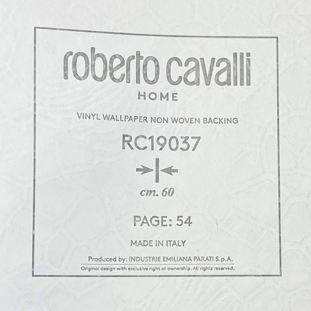 Шпалери вінілові на флізеліновій основі Wallpaper Roberto Cavalli Home бежевий 1,06 х 10,05м (RC19037), Бежевий, Бежевий