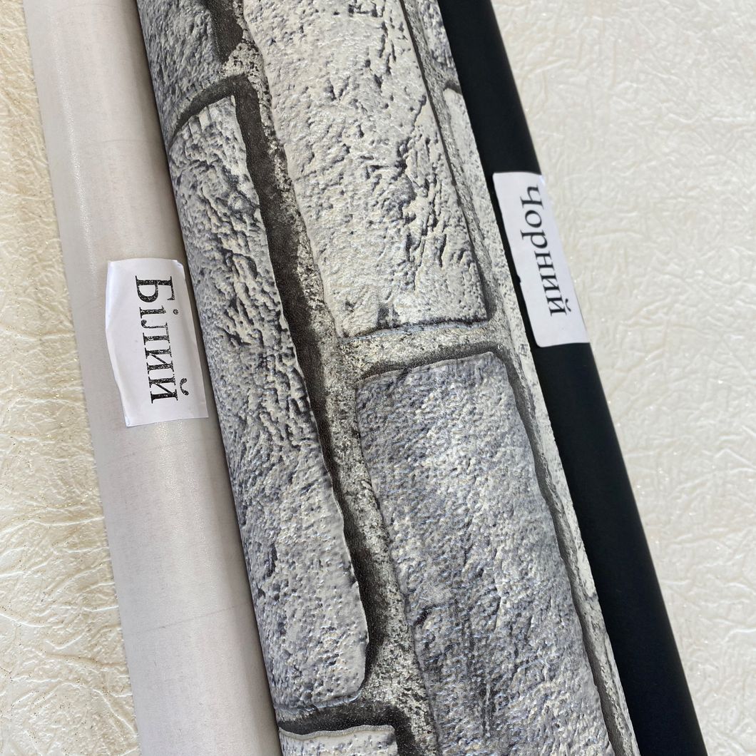 Шпалери вінілові на паперовій основі Слов'янські шпалери Comfort + В49,4 Кераміт світло-сірий 0,53 х 10м (5822-03)