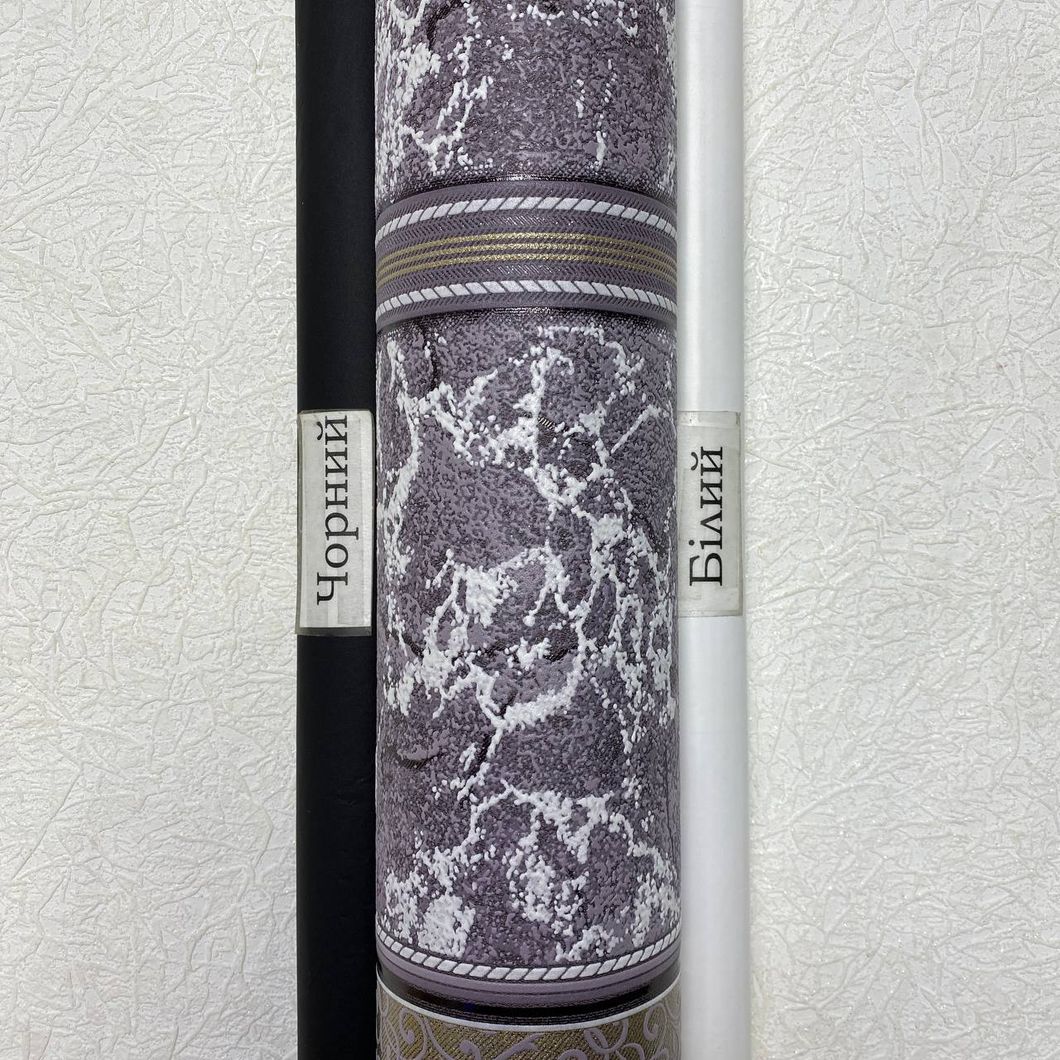 Обои виниловые на бумажной основе фиолетовые Славянские обои Comfort В58,4 0,53 х 10,05м (9469-06)
