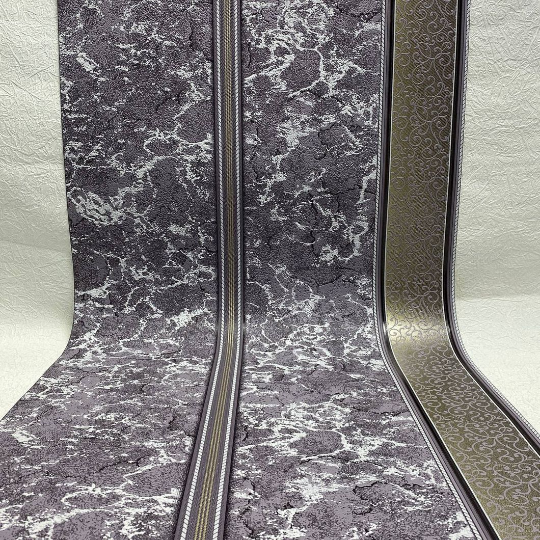 Обои виниловые на бумажной основе фиолетовые Славянские обои Comfort В58,4 0,53 х 10,05м (9469-06)