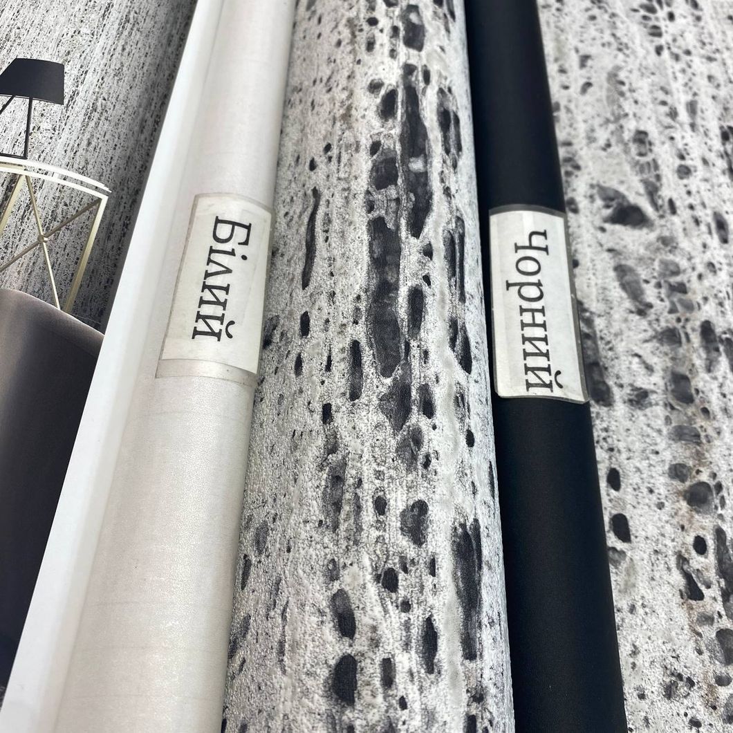 Обои виниловые на флизелиновой основе темно-серый Marburg Wallcoverings Travertino 1,06 х 10,05м (33053)