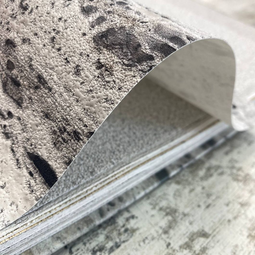 Обои виниловые на флизелиновой основе темно-серый Marburg Wallcoverings Travertino 1,06 х 10,05м (33053)