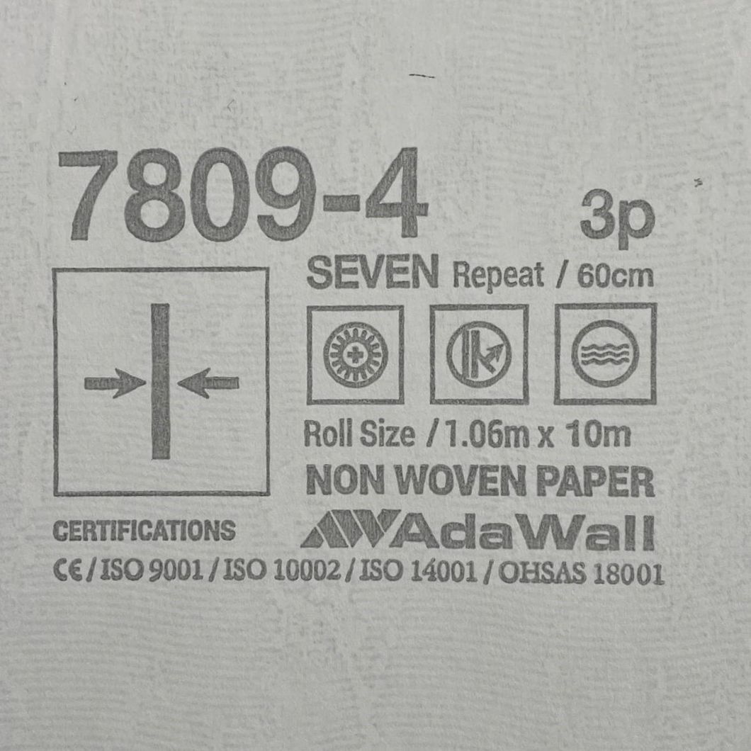 Шпалери вінілові на флізеліновій основі зелений AdaWall Seven 1,06 х 10,05м (7809-4)