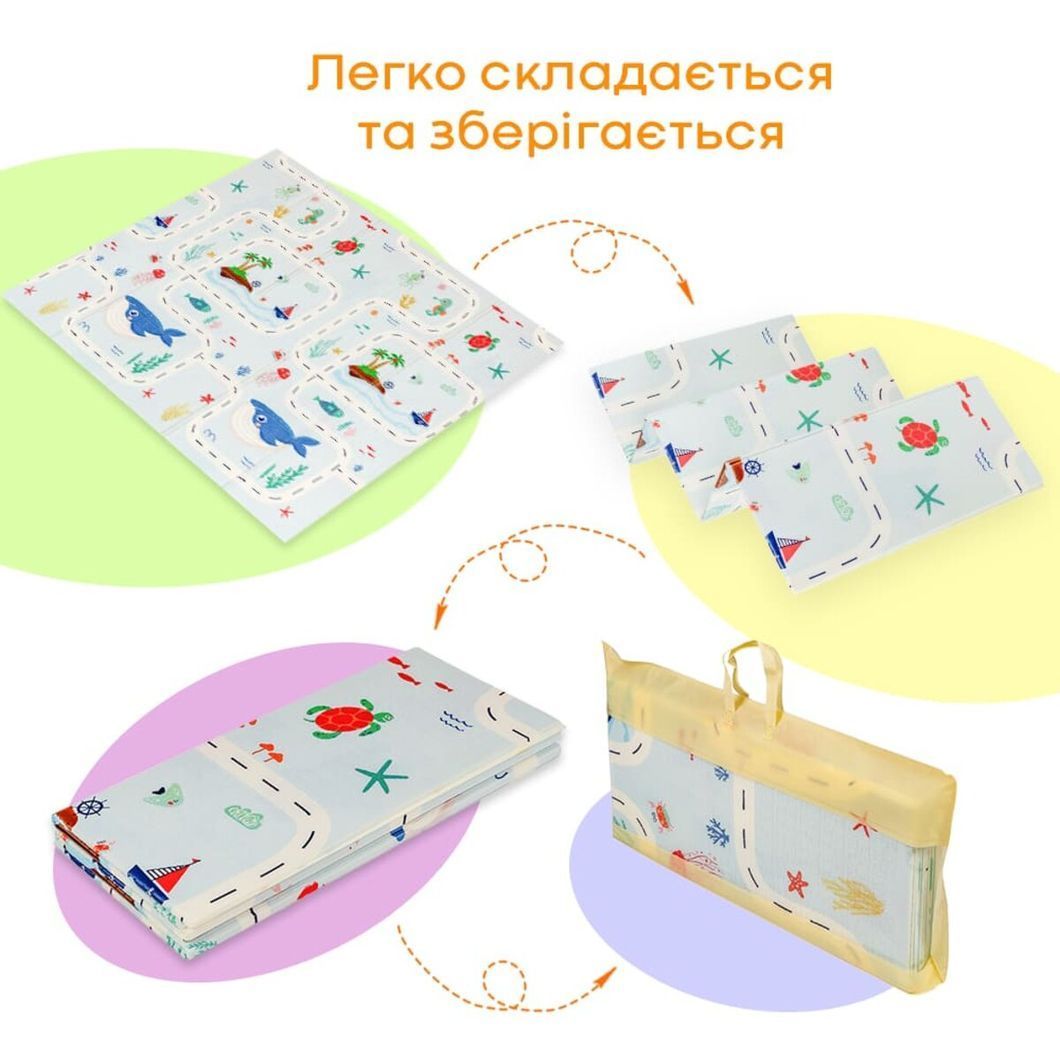 Дитячий складний термокилимок 177см х 195см х 7мм SW-00003036