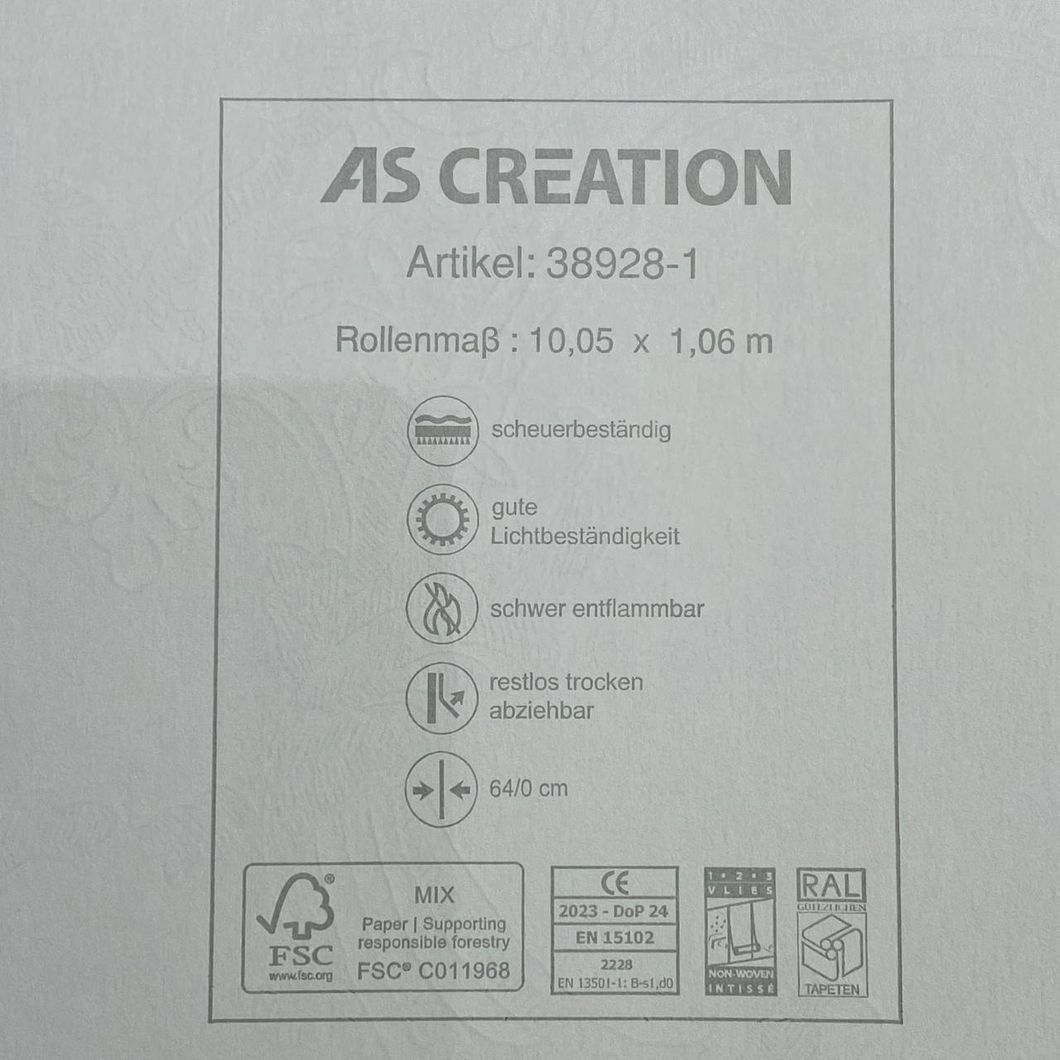 Шпалери вінілові на флізеліновій основі El Palacio (AS Creation) рожевий 1,06 х 10,05м (38928-1)