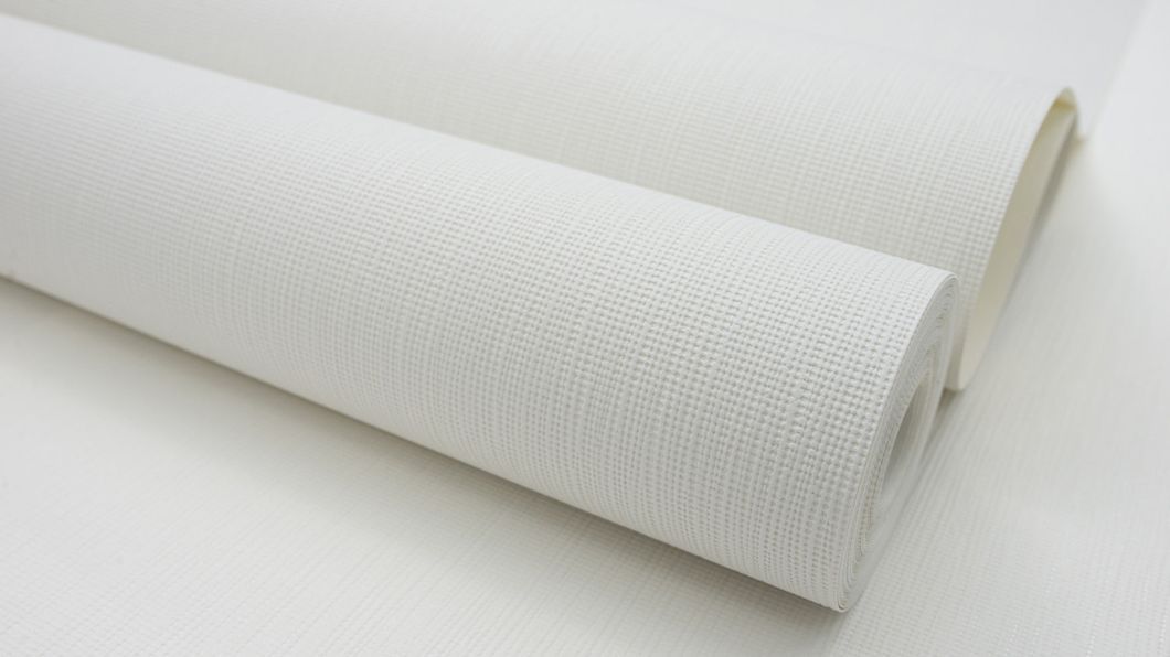 Обои виниловые на флизелиновой основе SINTRA Basics, Macrame UNI белые 0,53х10,05м (454619), Белый4, Белый, +
