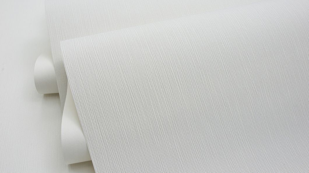 Обои виниловые на флизелиновой основе SINTRA Basics, Macrame UNI белые 0,53х10,05м (454619), Белый4, Белый, +
