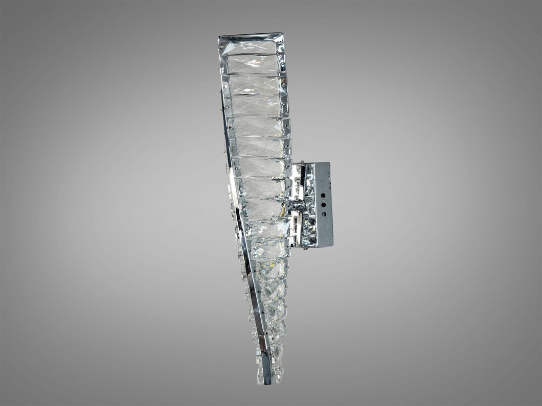Унікальний настінний кришталевий LED світильник, 15W, золото