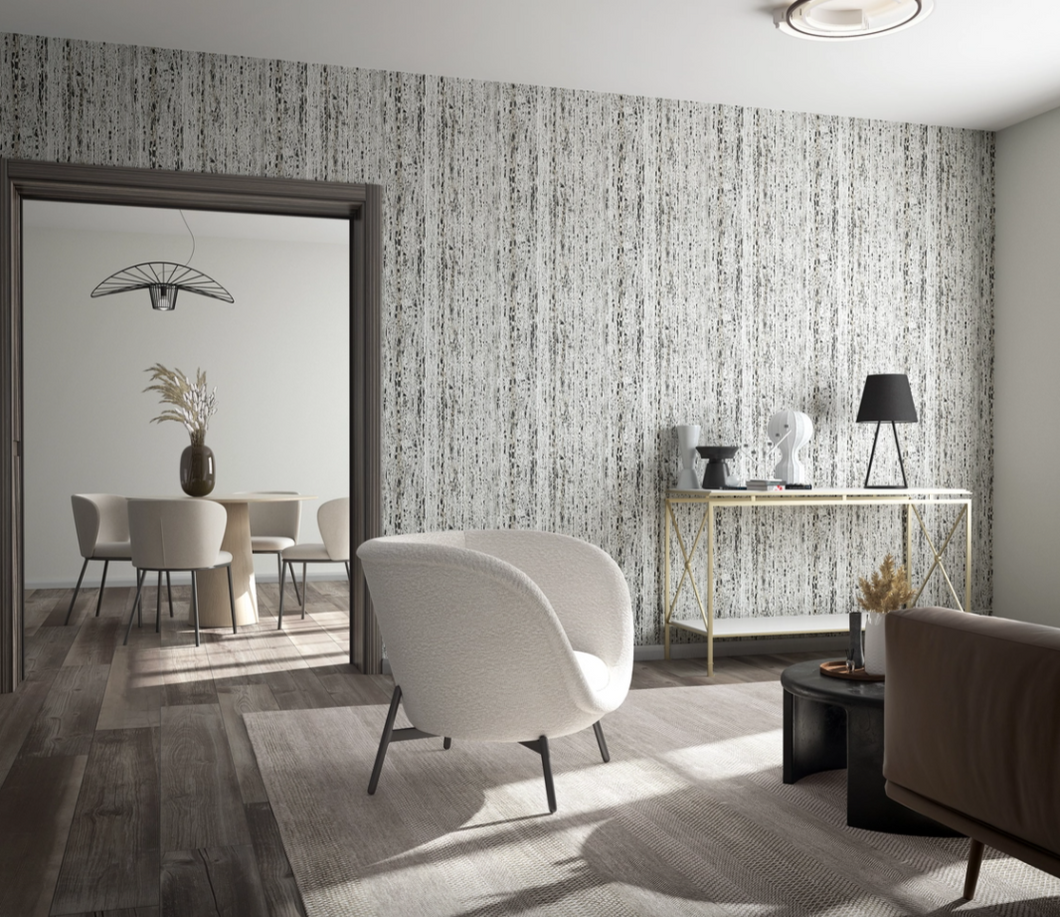 Обои виниловые на флизелиновой основе темно-серый Marburg Wallcoverings Travertino 1,06 х 10,05м (33053)
