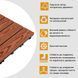 Композитная плитка WPC красное дерево 30*30CM*2СM (D) SW-00001707