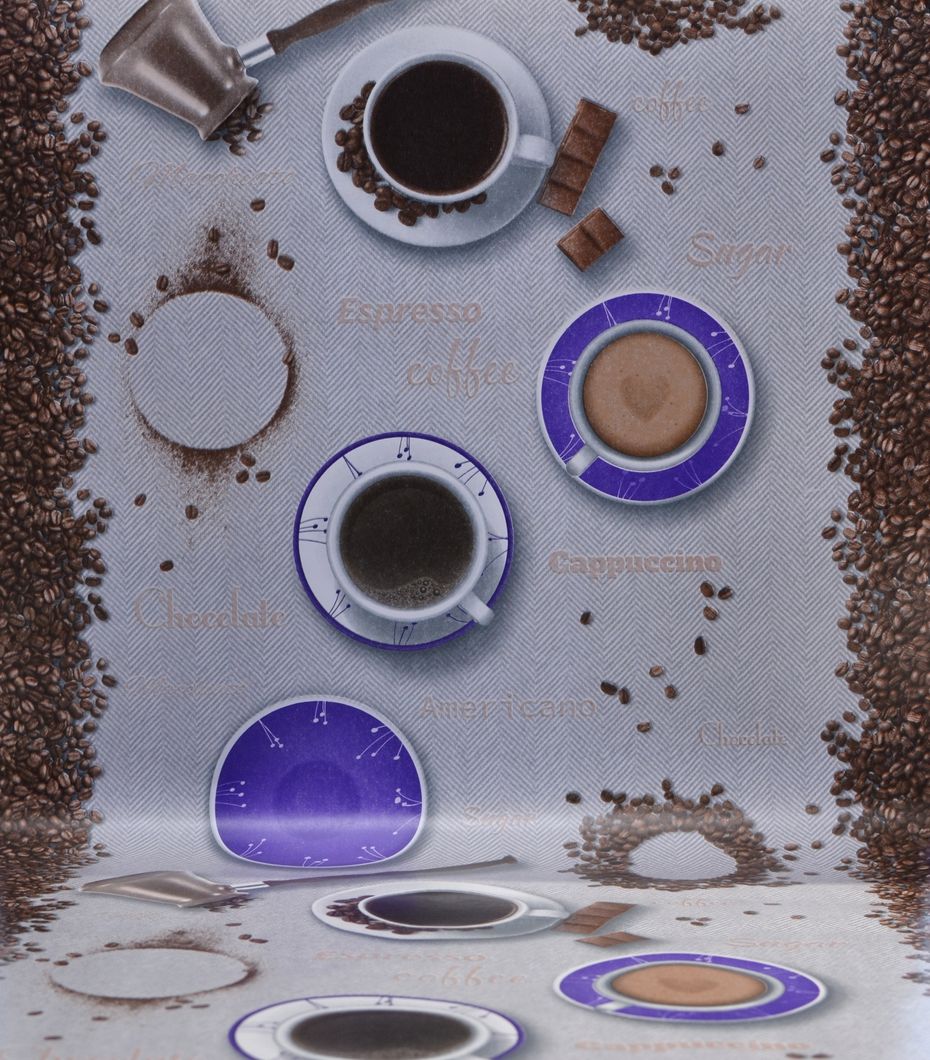 Шпалери вологостійкі на паперовій основі Шарм Ліберика декор фіолетовий 0,53 х 10,05м (163-02)