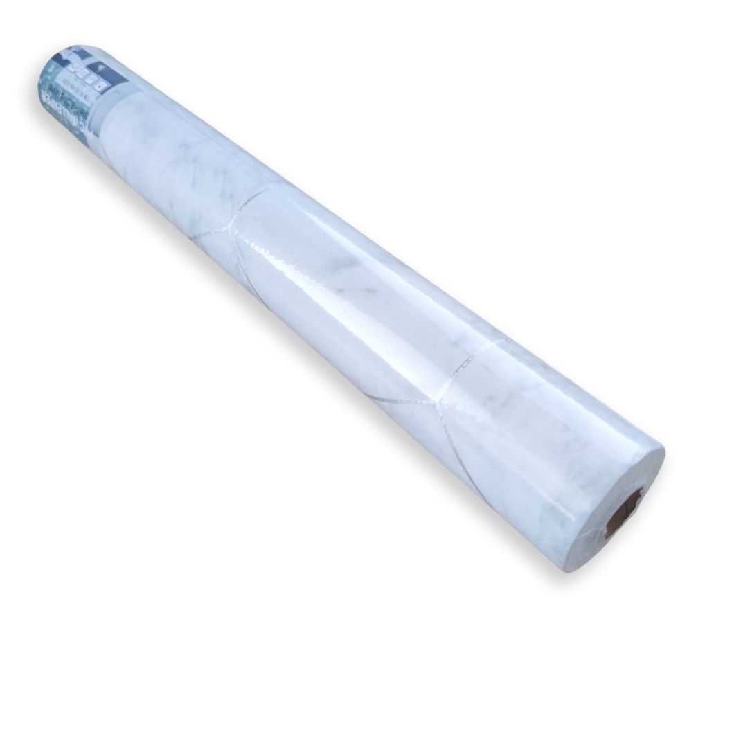 Самоклеюча декоративна плівка мармур срібні соти 0,45Х10М (KN-X0051-2), Сріблястий, Сріблястий