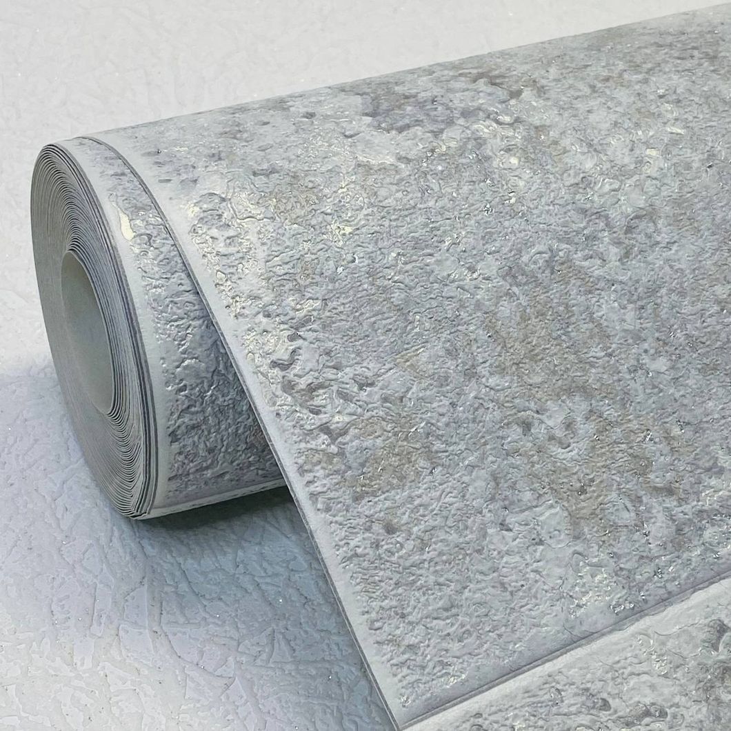 Шпалери вінілові на паперовій основі супер мийка Слов'янські шпалери Expromt В38 Котто сірий 1,06 х 10,05м (5823-03)